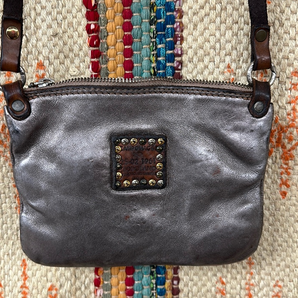 Campomaggi Metallic Gray Mini Bag